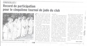 article du judo tournoi 2015